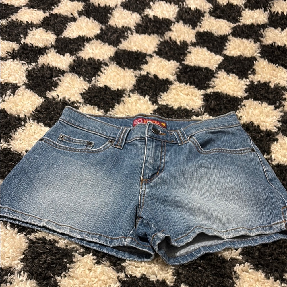 SO Women's Light Blue Jean Shorts